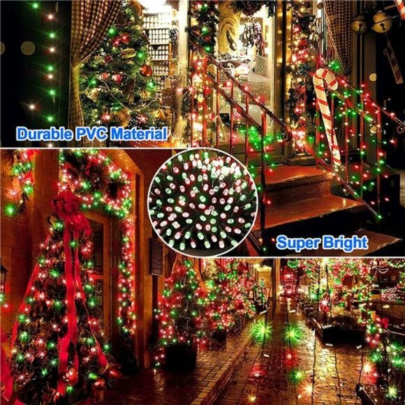 1000LED 394ft Super Long Ultra-Bright Christmas Lights 8 Modes & Timer Plug in - Picture 3 of 14
